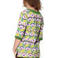 Green Floral Cotton Voile Embroidered Tunic