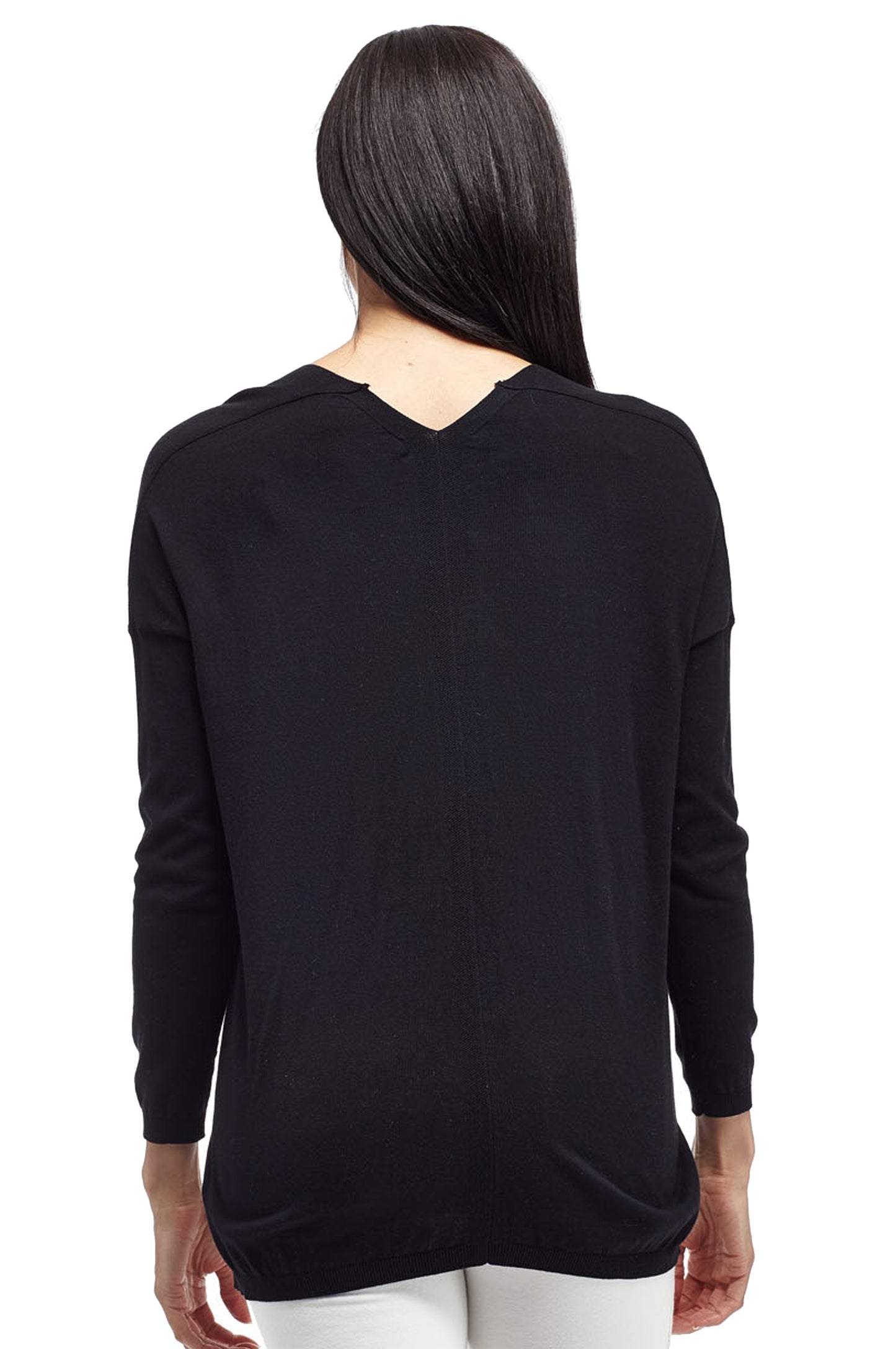 Plus Size La Cera Long Sleeve Pullover Sweater with Pocket