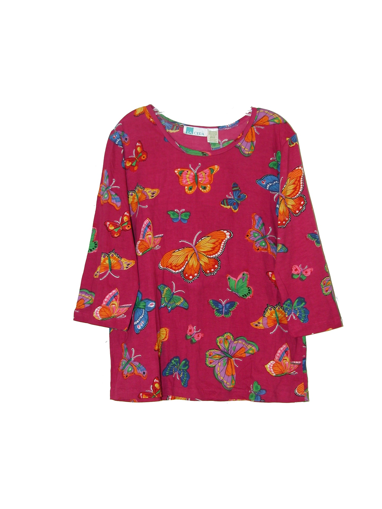 Butterfly Print Cotton Jersey Tee