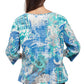 La Cera Multi Printed Tunic Top - La Cera