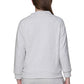 French Terry Cotton 2-Piece Zip-Front Track Pant Set - La Cera