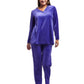 La Cera Long Sleeve Velour Set - La Cera