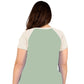 The Comfort Collection Plus Size Duo Tone Tee - La Cera