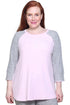 Comfort Collection Plus Size Baseball Tee - La Cera