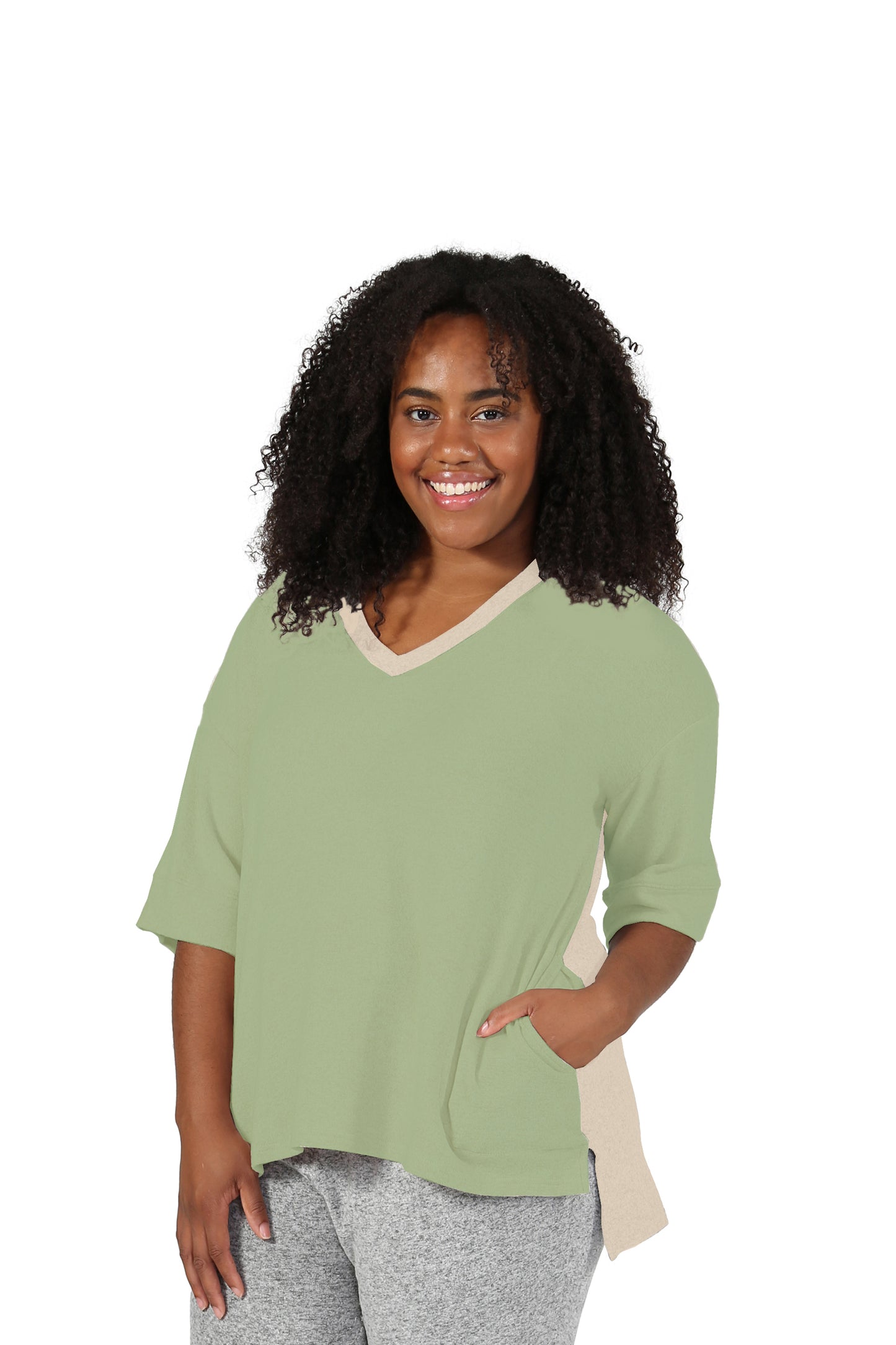 Camiseta de talla grande The Comfort Collection Block