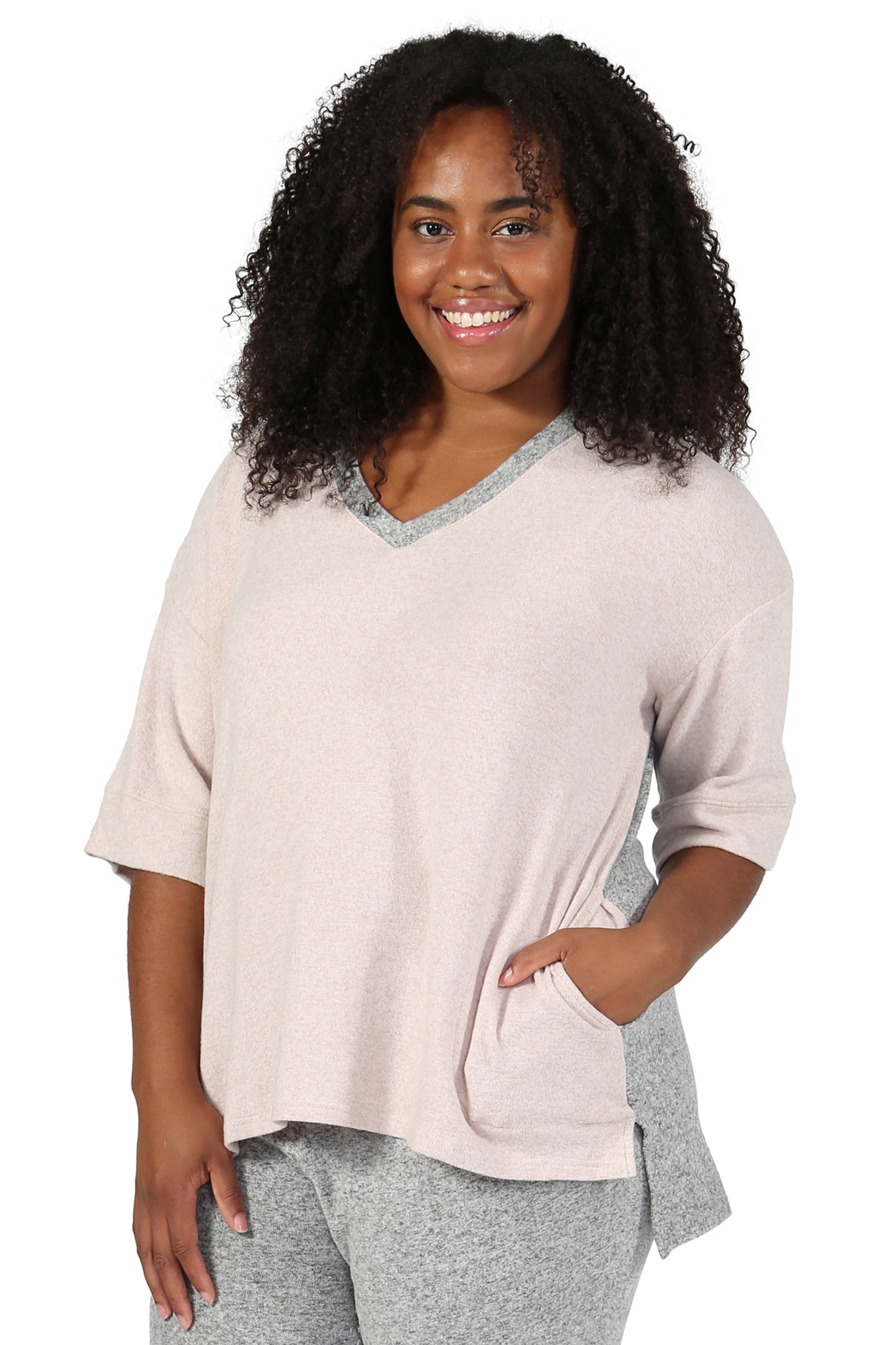 Camiseta de talla grande The Comfort Collection Block