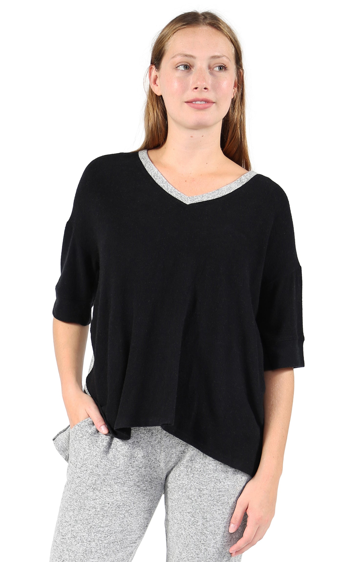 The Comfort Collection Block Tee - La Cera