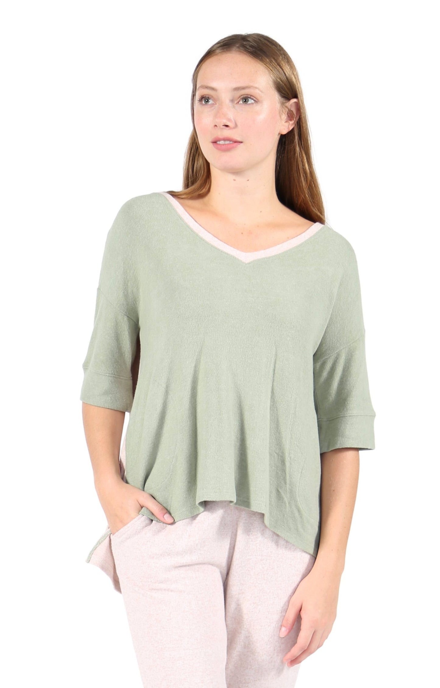 The Comfort Collection Block Tee - La Cera