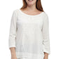Embroidered Knit Top