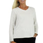 V-Neck Comfort Collection Long Sleeve Top - La Cera