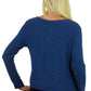 V-Neck Comfort Collection Long Sleeve Top - La Cera