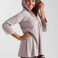 La Cera Embroidered Hooded Tunic - La Cera - 2