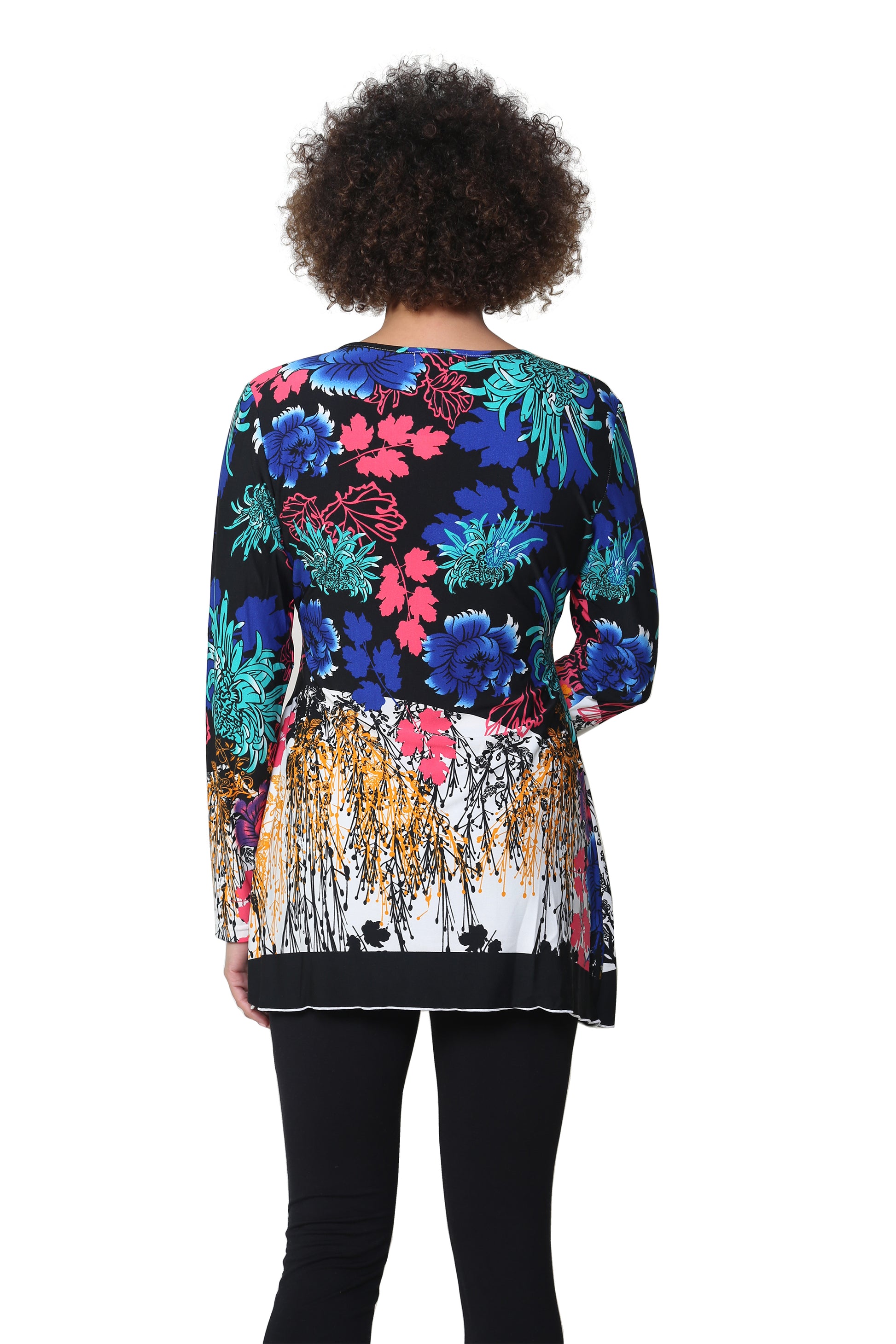 La Cera Wrap Tunic - La Cera
