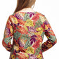La Cera Printed Multi-Colored Printed Top - La Cera