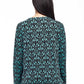 La Cera Baroque Print Pullover Top - La Cera