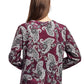 La Cera Paisley Pullover Top - La Cera