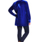 Peacock Velour Top - La Cera