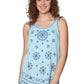 Embroidered Rayon Tank