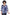 La Cera Navy Patchwork Top - La Cera