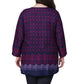 Plus Size Rayon Print Tunic