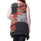 Printed Sleeveless A-Line Top - Plus Size