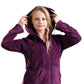 La Cera Plush Hooded Fleece Jacket - La Cera