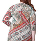 Plus Size La Cera Persian Paisley Print Tunic