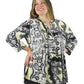 Plus Size La Cera Park Paisley Print Tunic