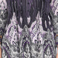Plus Size La Cera Empire Paisley Print Tunic