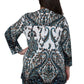 Plus Size La Cera Pleat Front Paisley Tunic