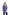 La Cera Pleat Front Printed Tunic Blue - La Cera