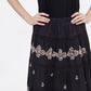 La Cera Embroidered Detail Peasant Skirt - La Cera - 4