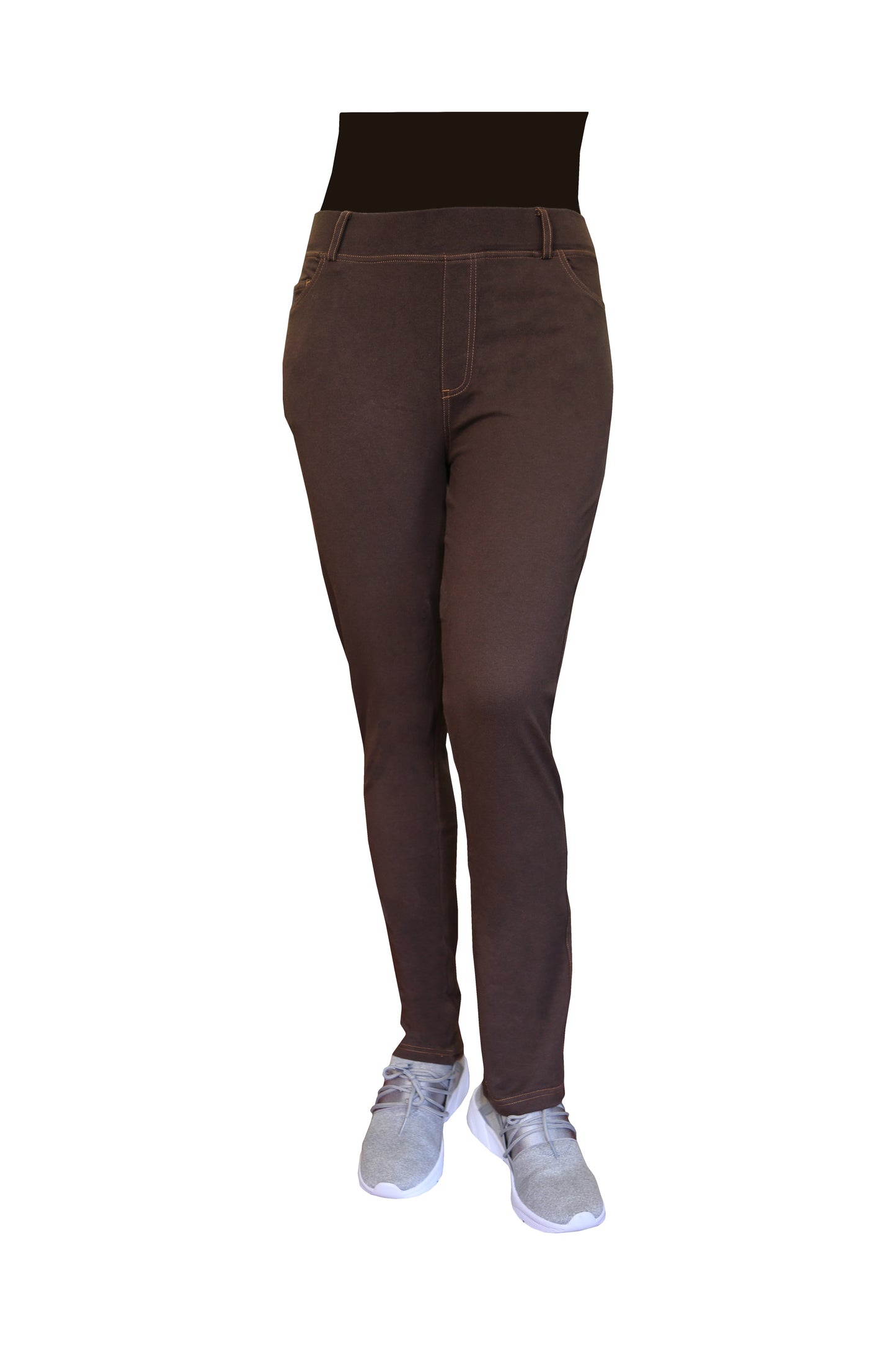 La Cera Plus Size Stretch Knit Jegging - La Cera