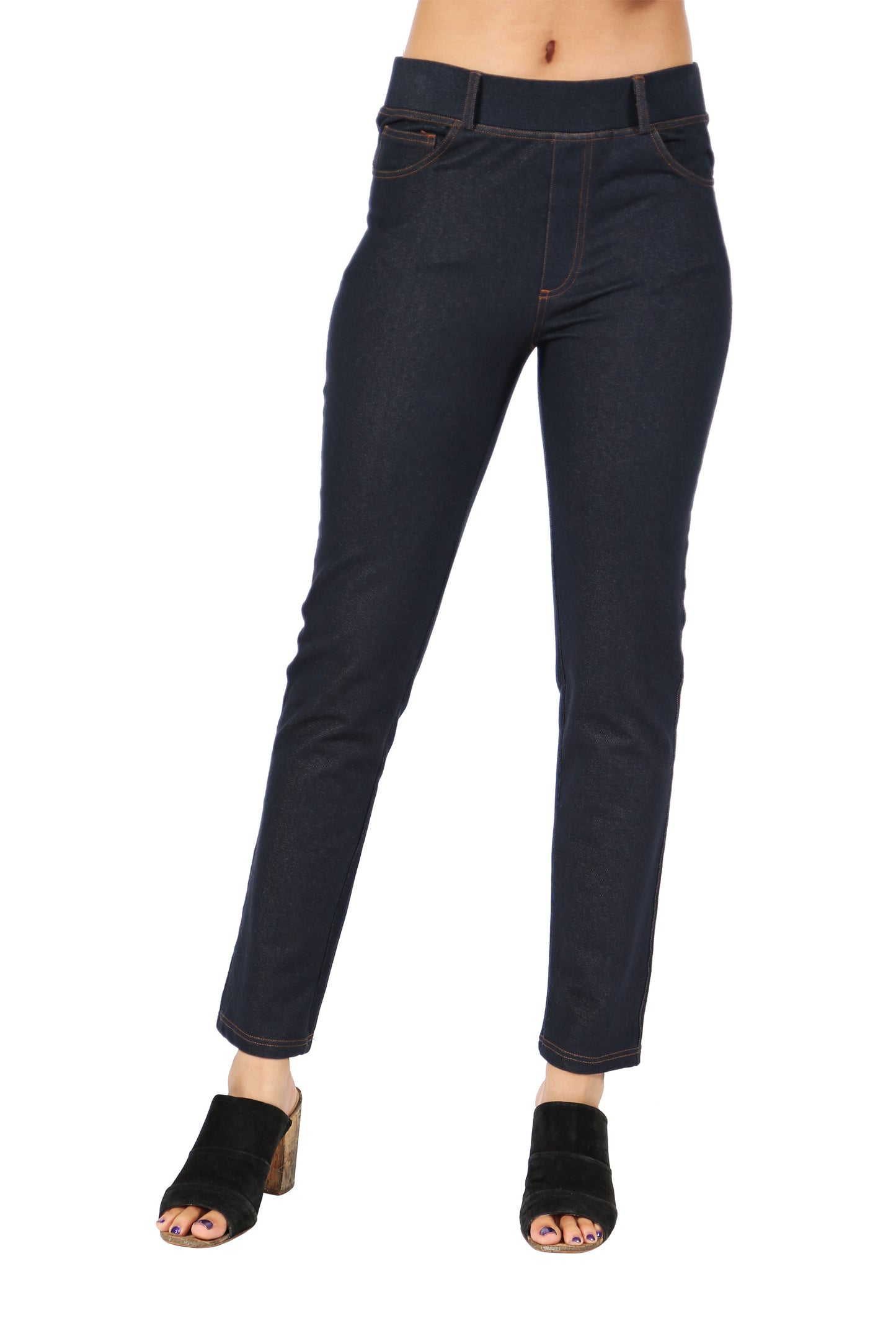 La Cera Stretch Knit Jegging - La Cera