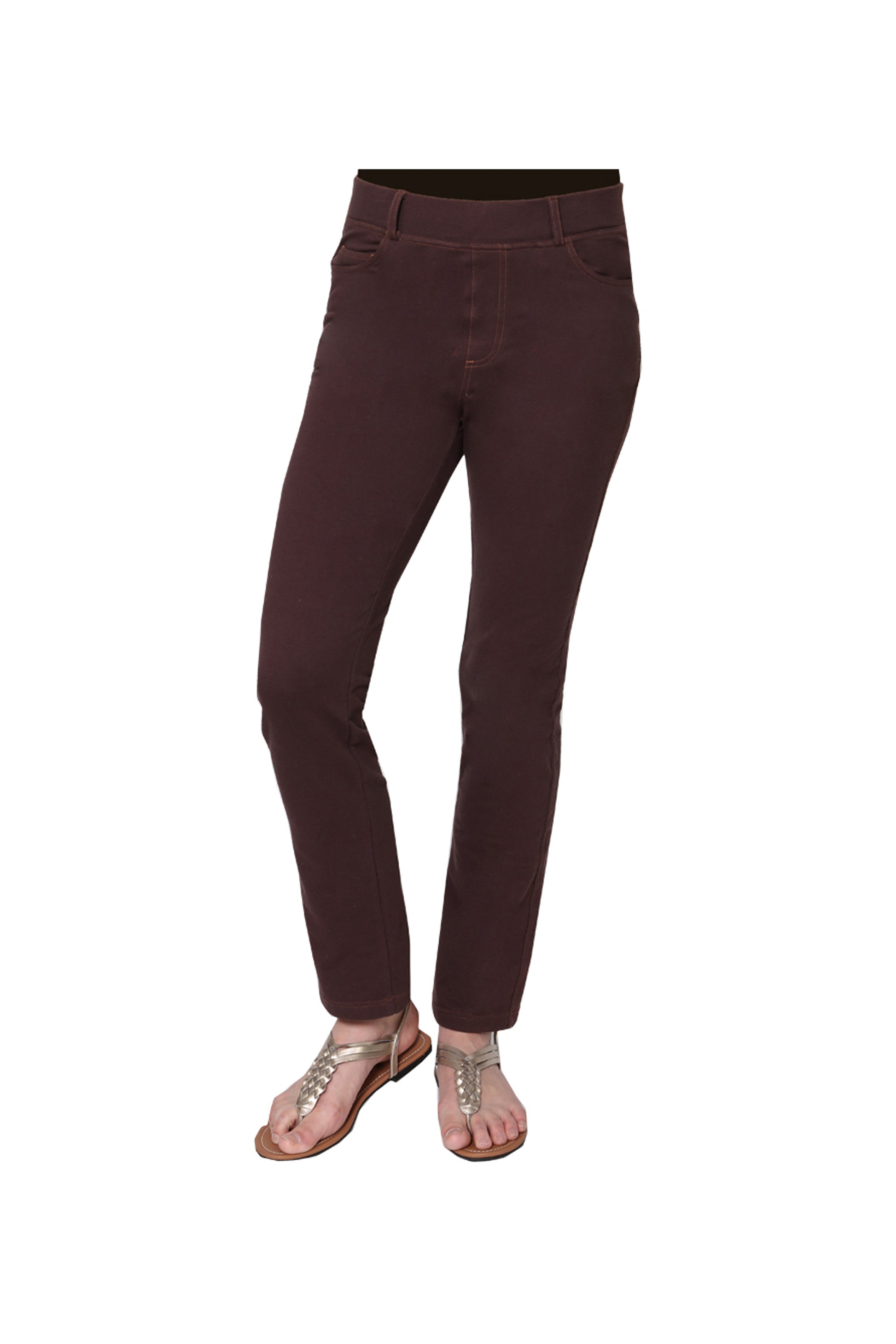 La Cera Stretch Knit Jegging - La Cera