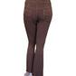 La Cera Plus Size Stretch Knit Boot Cut Pant