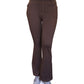 La Cera Plus Size Stretch Knit Boot Cut Pant