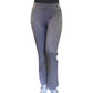 La Cera Plus Size Stretch Knit Boot Cut Pant