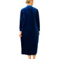 Smocked Velour Zip Front Robe - La Cera