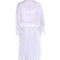 Long Sleeve Rayon Robe - La Cera