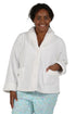 Plus Size Honeycomb Fleece Bed Jacket - La Cera