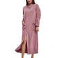 La Cera Snap Front Robe - La Cera