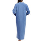 La Cera Snap Front Robe - La Cera