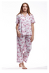 Floral Print Pajamas - La Cera